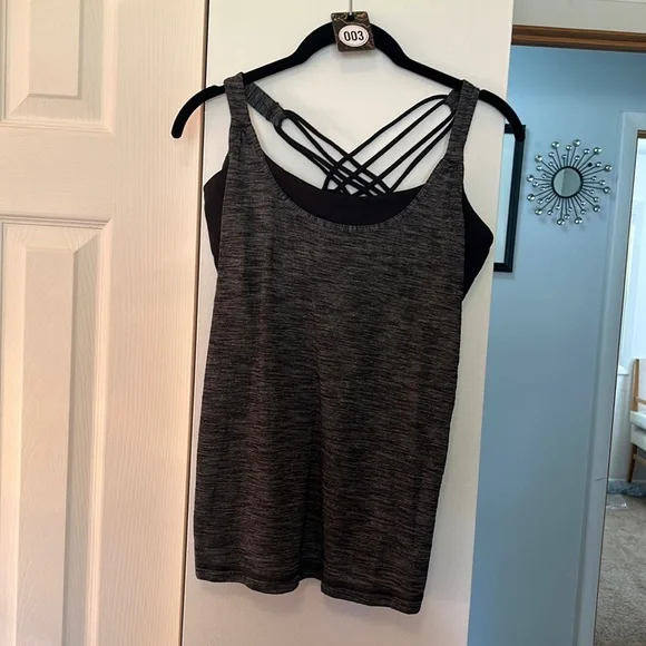 lululemon athletica, Intimates & Sleepwear, Lululemon Workout Shirt With  Sports Bra Attached Inside